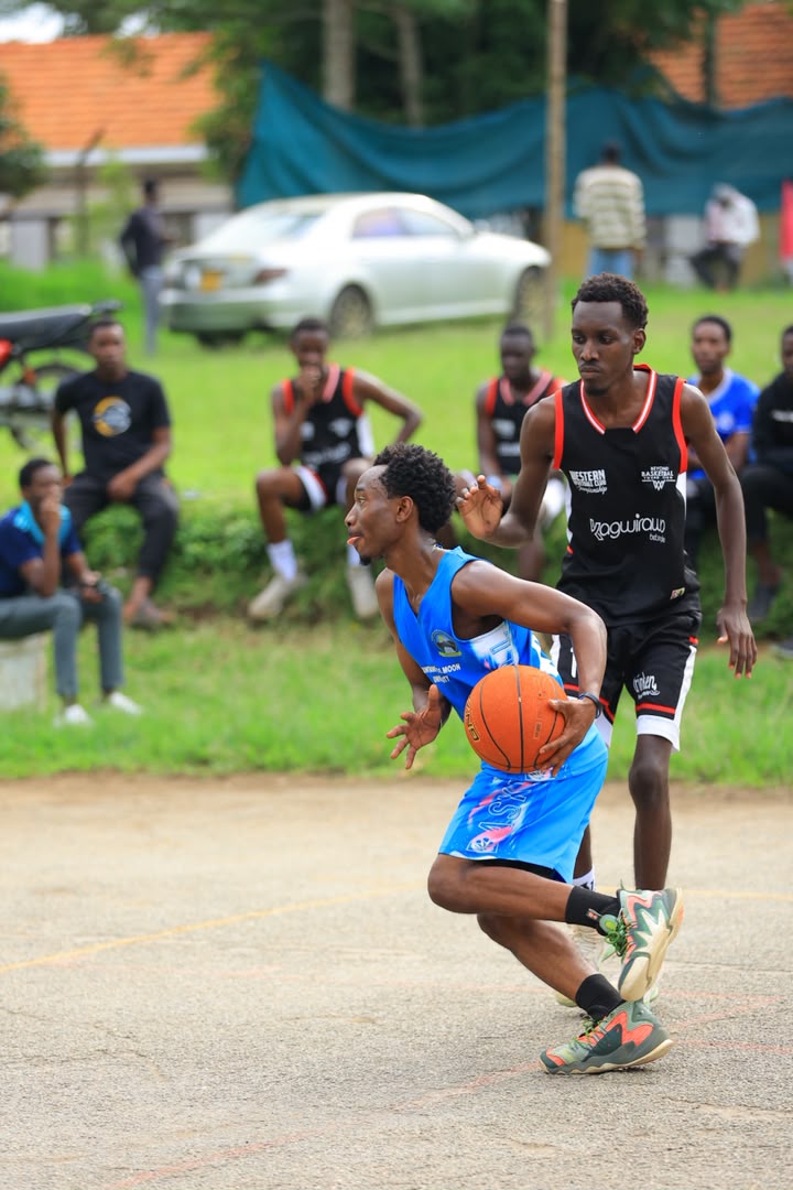 MMU basketball team in action