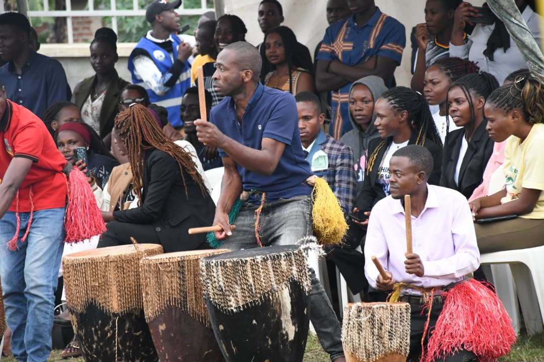Students at cultural event