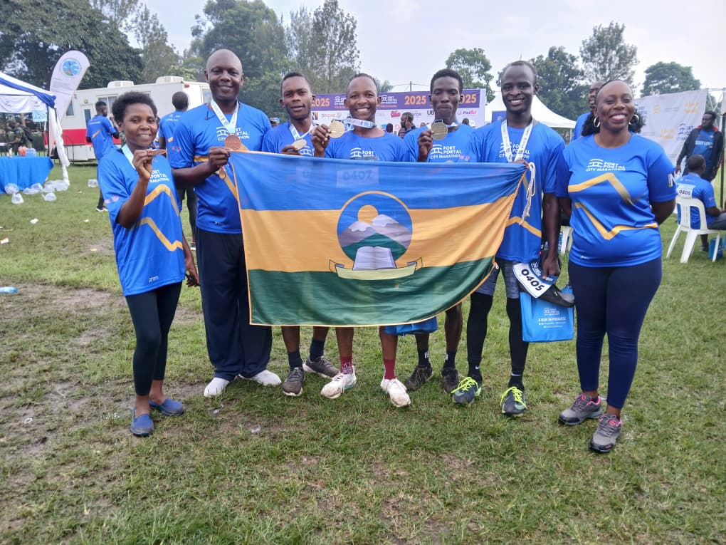 Fort Portal City Marathon runners